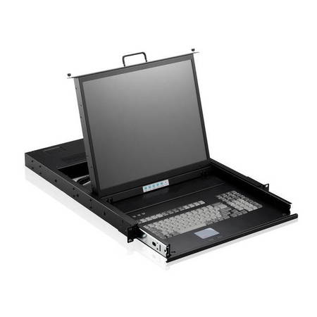 ISTARUSA CLAYTEK 1U Rackmount 17" TFT LCD Keyboard Drawer w/Built-in 16-Port WL-21716